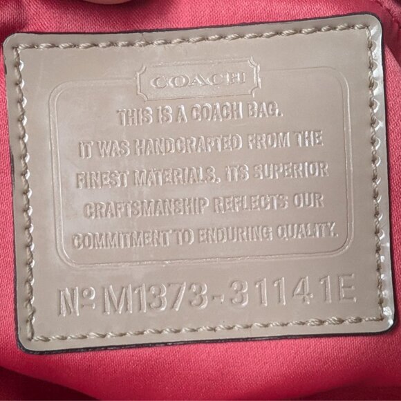 Coach, Multicolor Signature “C” Print Tote Bag, M1373-31141E , Canvas & Patent - Picture 8 of 14